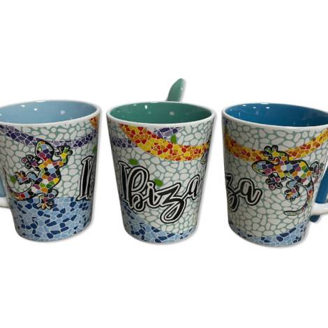 917251 - Taza cuchara decal hw 818/1370 design 2-24 lagartos ondas ibiza