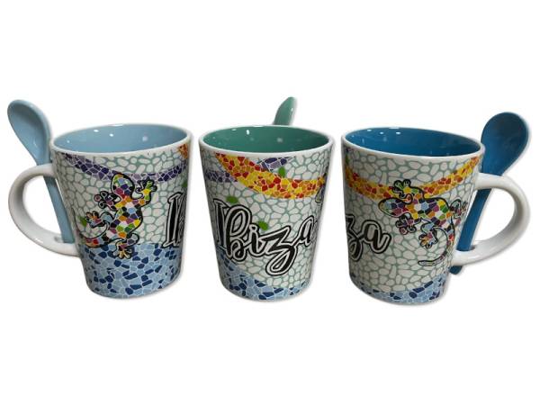 917251 - Taza cuchara decal hw 818/1370 design 2-24 lagartos ondas ibiza