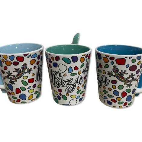 917252 - Taza cuchara decal hw 818/1370 design 3-24 lagartos piedras ibiza