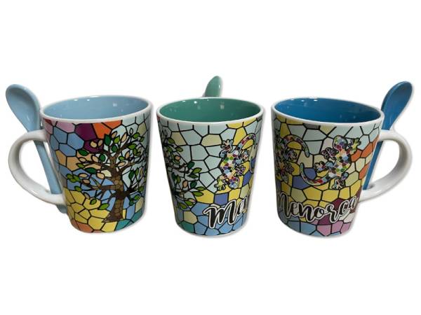 917253 - Taza cuchara decal hw 818/1370 design 1-24 lagartos arbol menorca