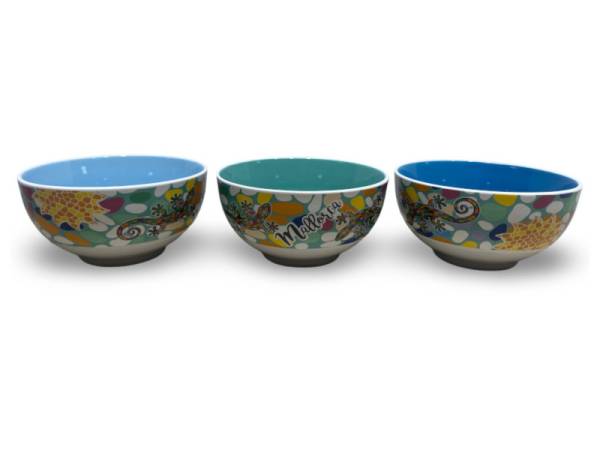 917270 - Bowl ceramica lagartos piedras desing 3 mallorca 13.2x6.8 cm