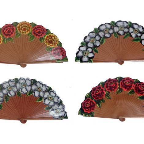 967048 - Abanico 4203/su peral 1 cara surt color 23cm