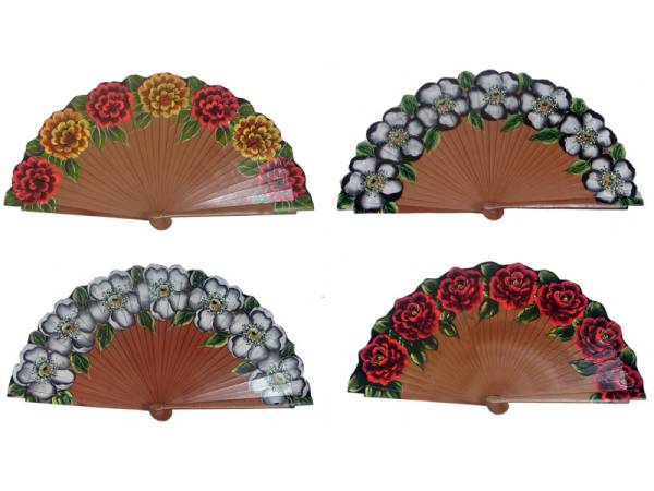 967048 - Abanico 4203/su peral 1 cara surt color 23cm