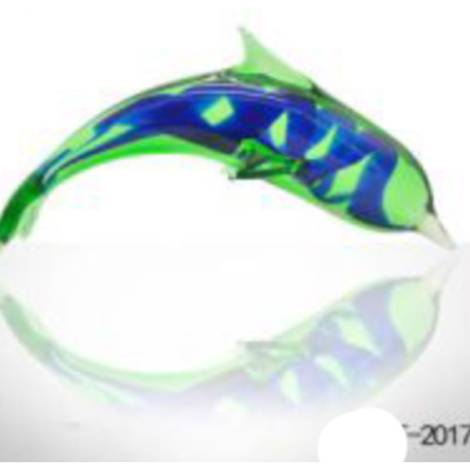 976175 - Mini dolphin verde-azul 13x5x5cm 201714