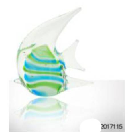 976182 - Mini fish verde-azul 12x4x12cm 2017115
