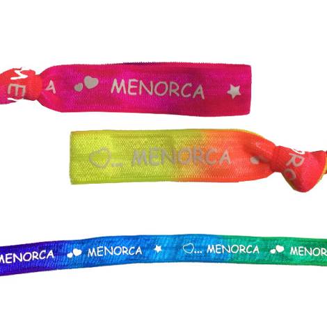 981008 - Pulsera elastica corazones menorca