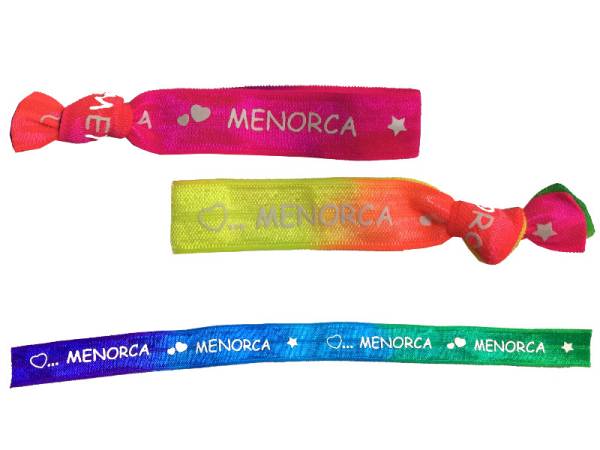 981008 - Pulsera elastica corazones menorca