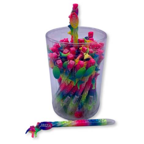 991036 - Boligrafo mos. fluor delfin ibiza b-pt309h