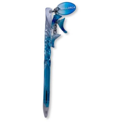 991060 - Bolígrafo azul delfinario tkp095 Mallorca