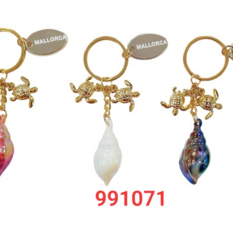 991071 - Llavero mallorca concha delfin oro tk-ksm364a