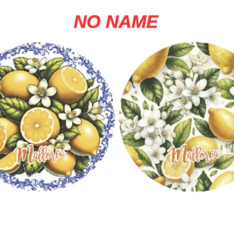 437057 - Tapon ceramica limones flores