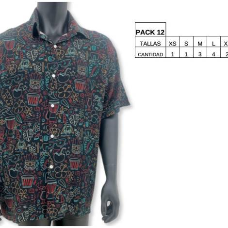 506258 - Nazare camis Hawaii adulto desing 4-24(pack 12)