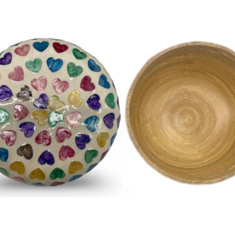 506416 - Etnico bowl bambu car 7 corazones 15 cm