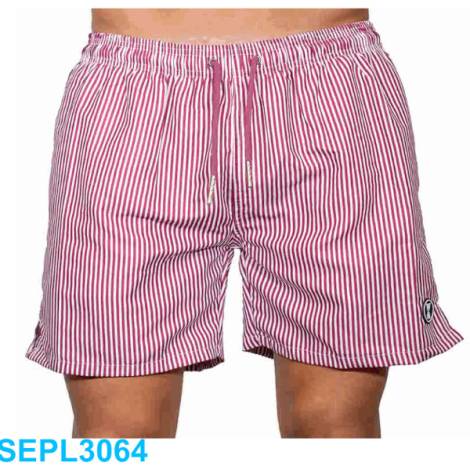 654869 - Bañador hombre sepl3064 rayas rojo