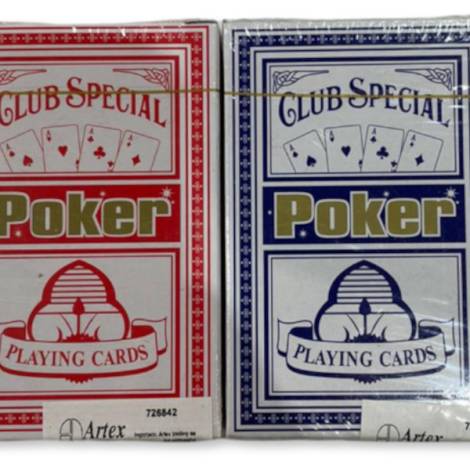 726842 - Baraja poker playing cards h2-25408 9.5x6x2cm