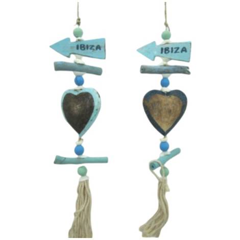 7332997 - Etnico movil marino corazon n1 40cm ibiza