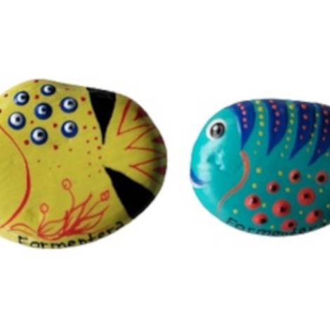 7335209 - Etnico iman piedra pez Formentera