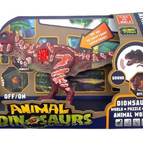 8975875 - Jung toys dinosaur 3308a-1 with music 25*8*17cm
