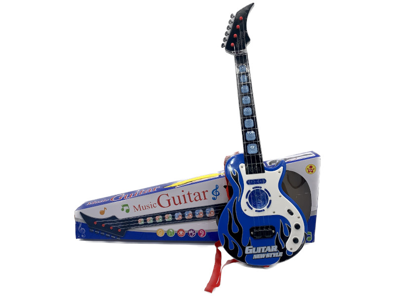 8976264 - Guitar 959p 55x18cm blue with light and music