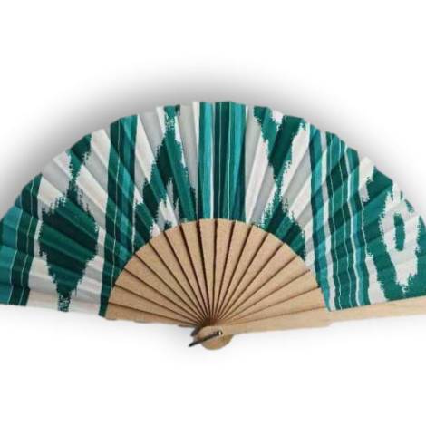 252006 - Huca beach abanico mad 23 cm mod 6 llengos verde