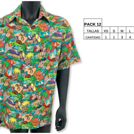 506261 - Nazare camis Hawaii adulto Mallorca desing 7-24(pack 12)