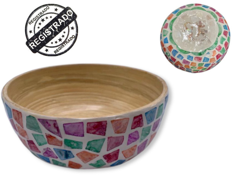 506322 - Etnico bowl bambu gecko desing 2-2024 12 cm