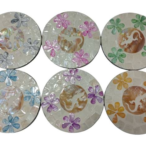 506433 - Posavasos coco car 10 flor gecko