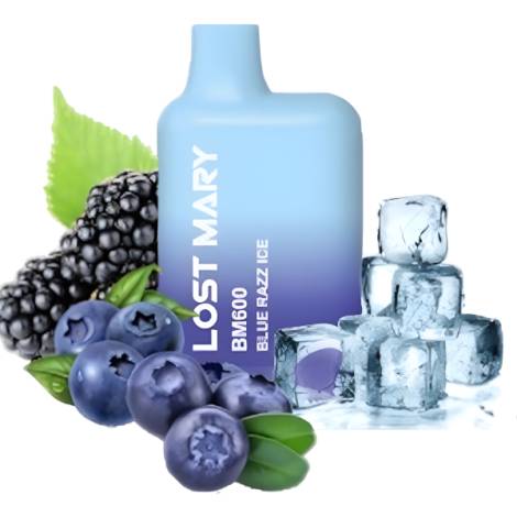 556002 - Lost Mary bm 600 blue razz ice