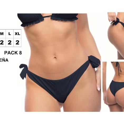 587075 - Braga brasileña negra 311199-511199 pack 8