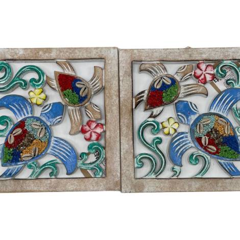 7334815 - Etnico cuadro madera tortuga 20x20 Gal 4