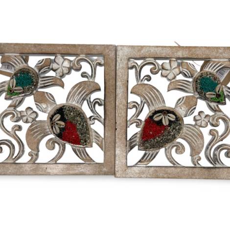 7334816 - Etnico cuadro madera tortuga 20x20 Gal 5