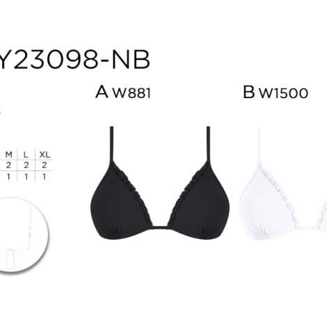 820557 - Sujetador s8 y23098 nb (pack 12)