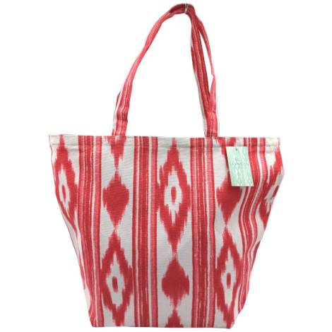 8975612 - Llengos shopping bag cremallera rojo 44x38