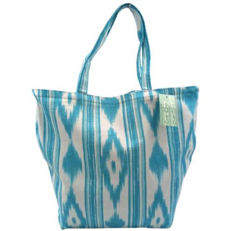 8975613 - Llengos shopping bag cremallera verde agua 44x38