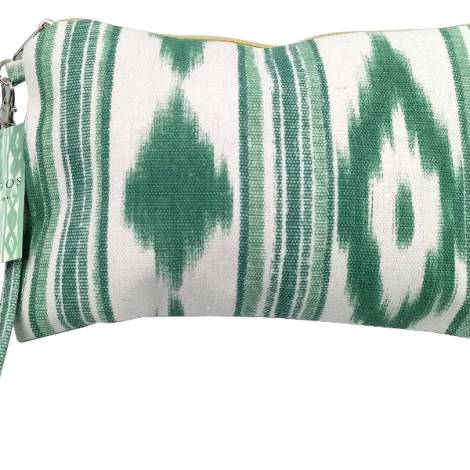 8975680 - Llengos neceser pequeño algodon verde 25x15