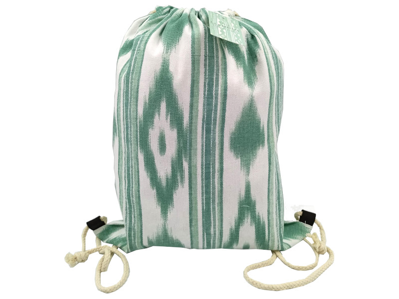 8975695 - Llengos gym bag algodon verde 40x33