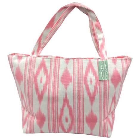 8975701 - Llengos bolsa playa algodon rosa 55x38