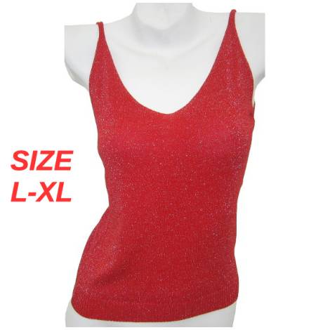8975967 - Huca beach tirantes finos brillante 131 color 9 rojo talla l xl