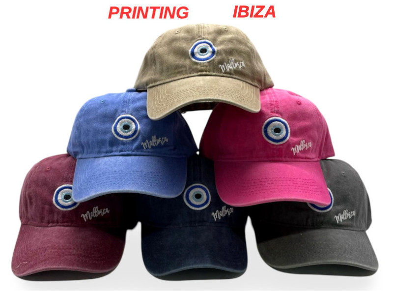 8978791 - Capulina gorra evil eye Ibiza