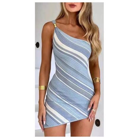 933057 - Vestido 4146 azul (talla unica)