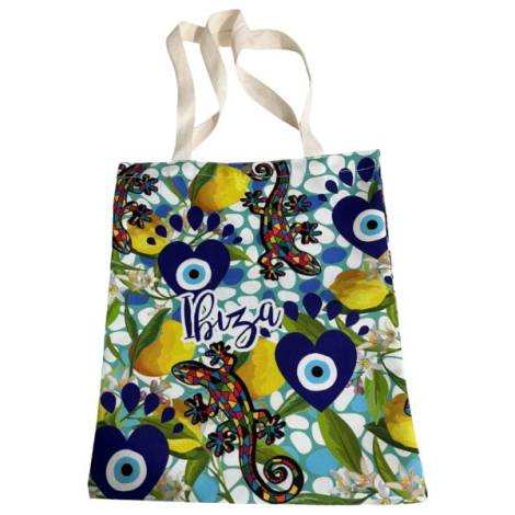 933103 - Sa.co shopping bag 33x40 ibiza ojo turco lagartos