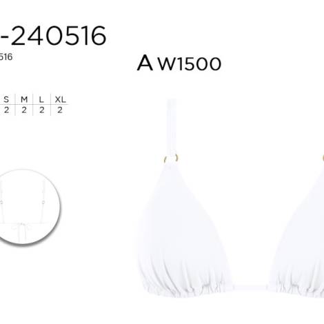 977004 - Sujetador do240516-y25068b blanco pack 8