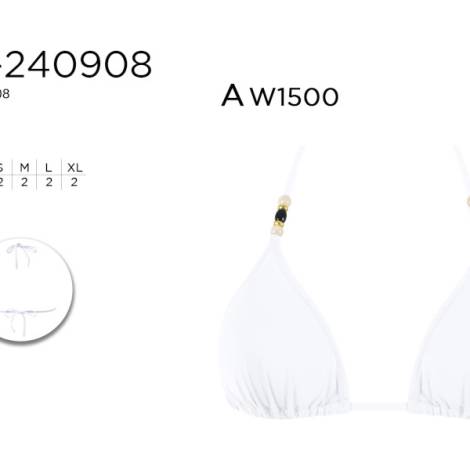 977007 - Sujetador do240908-y25037b blanco pack 8