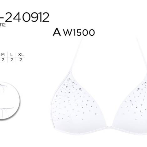 977013 - Sujetador do240912-y25069b blanco pack 8