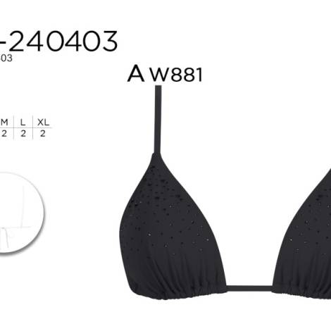 977017 - Sujetador do240403-y25070n negro pack 8