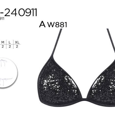 977023 - Sujetador do240911-y25071tn negro pack 8