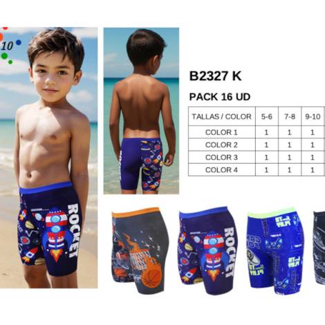 979285 - Bañador niño b2327k pack 16